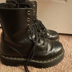 Doc martens platforms, size 8, black